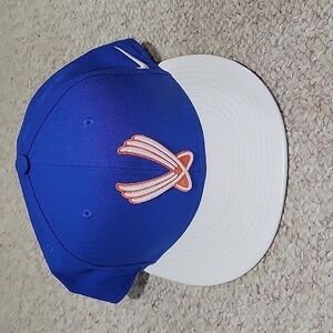 Vintage Nike True Gary Payton gp20 blue & orange snapback hat.  OSFM